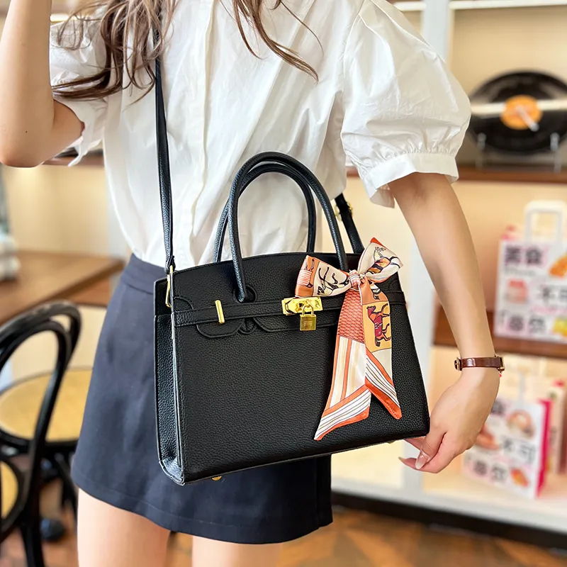 Yalu PU One Shoulder Handbag Women's White/Gray/Black/Khaki/Brown-7