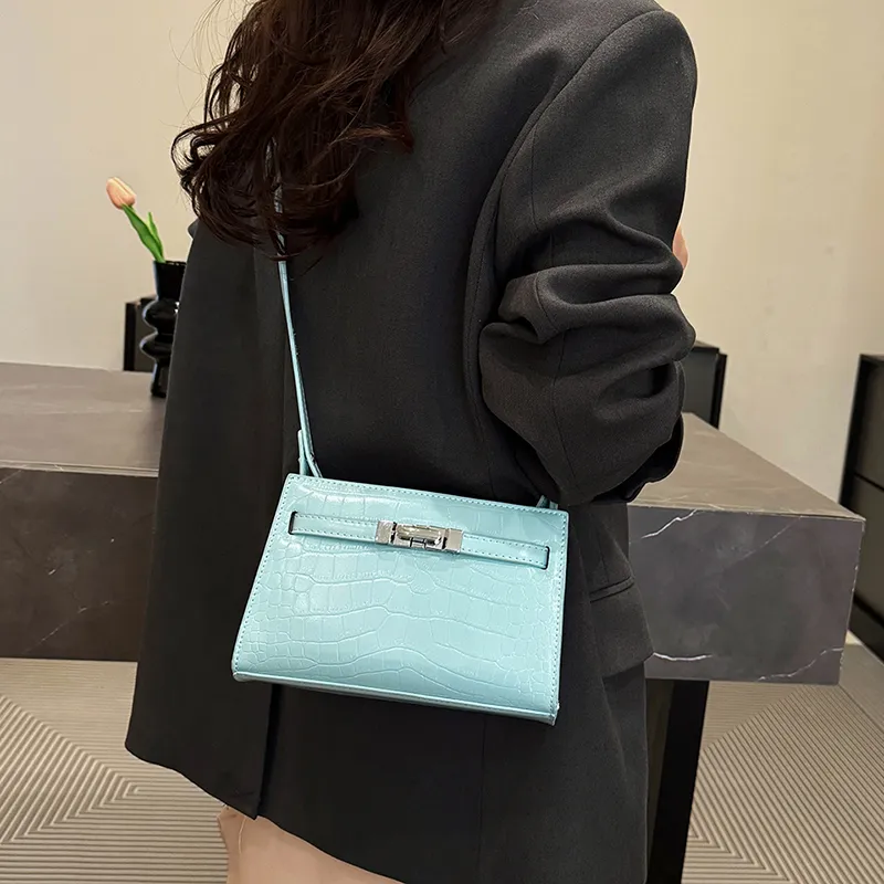 Yalu PU Shoulder Bag, Crossbody Bag Women's Black/Red/Blue/Brown/Pink/White-10