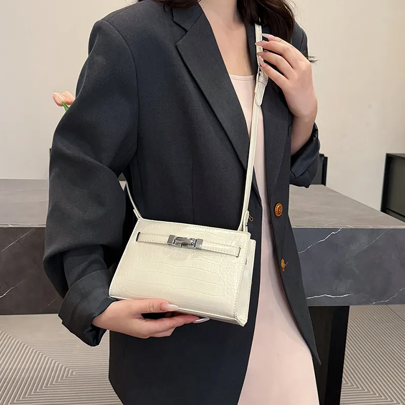 Yalu PU Shoulder Bag, Crossbody Bag Women's Black/Red/Blue/Brown/Pink/White-22