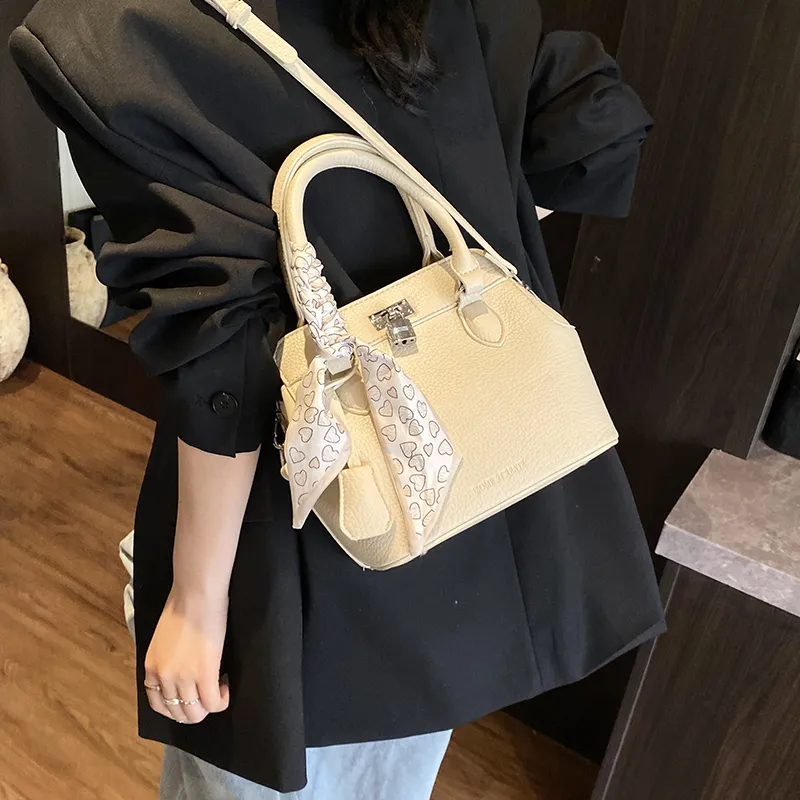 Yalu PU Shoulder Bag, Crossbody Bag, Handbag Women's Brown/Light Gray/Yellow/Blue/White/Black-19
