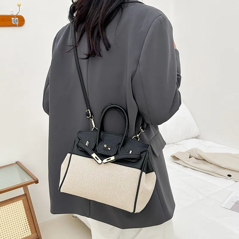 Yalu PU One Shoulder Handbag Women's Khaki/Brown/Green/Black/White/Black-12