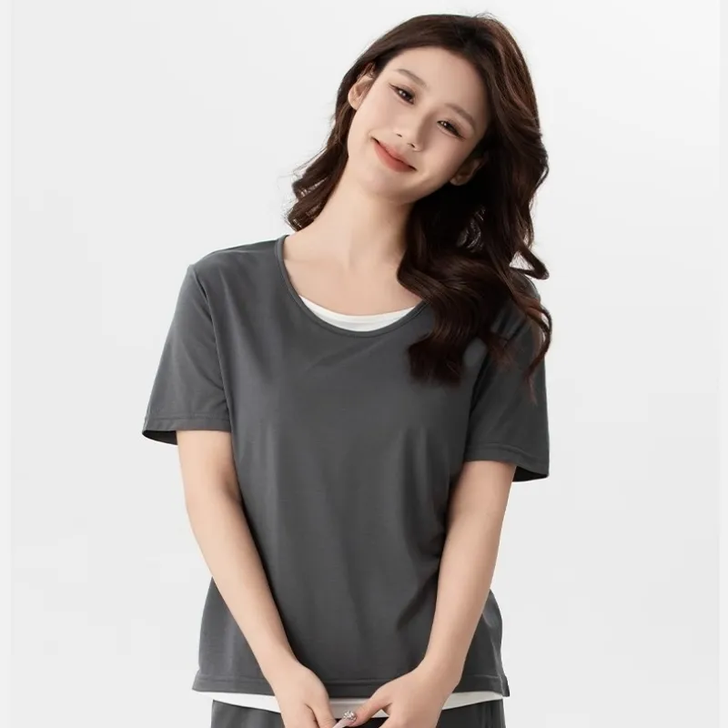 ECONICE Women's Pajama Tops-3