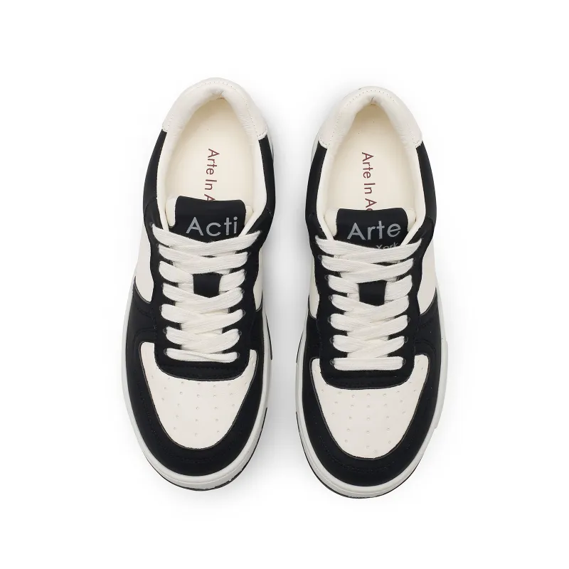 Arte In Acti Low Top Skateboard Shoes Unisex Black-2