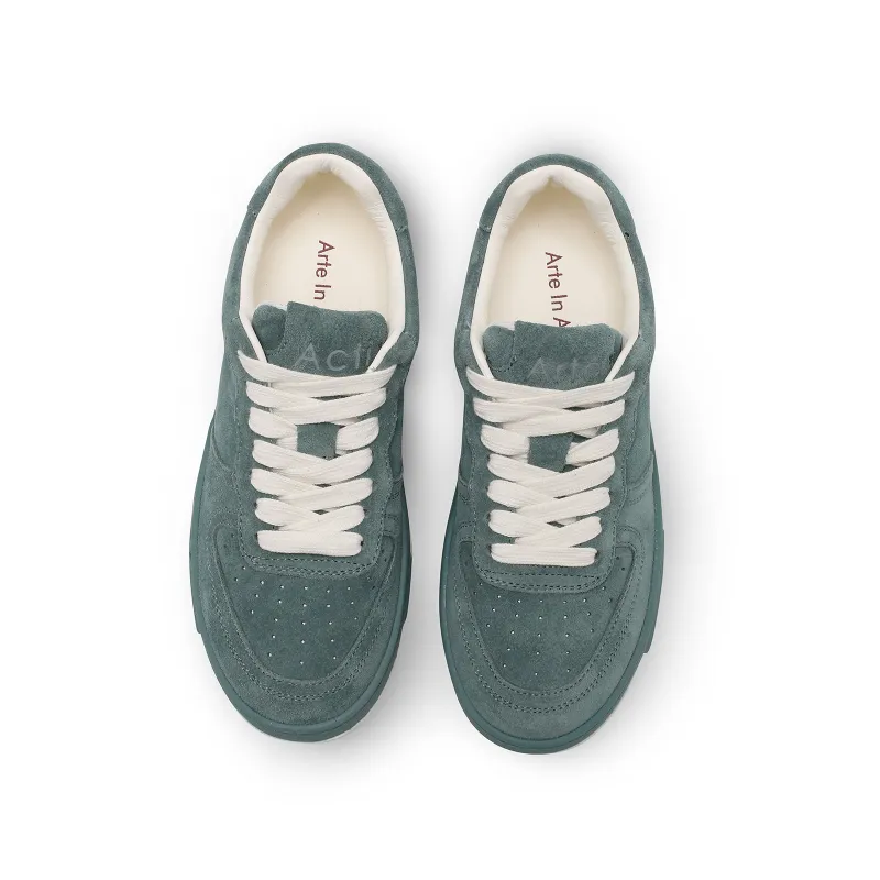 Arte In Acti Low Top Skateboard Shoes Unisex Dark Cyan-1