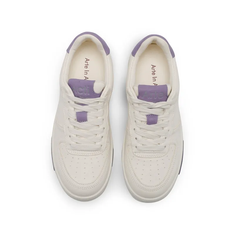 Arte In Acti Low Top Skateboard Shoes Unisex White-1