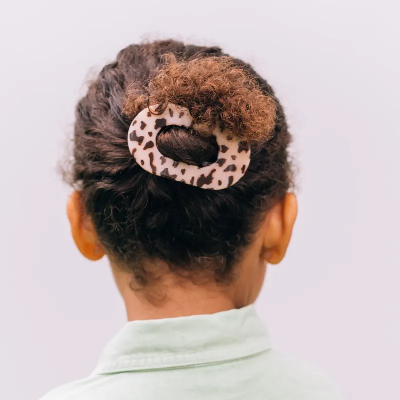 TELETIES Resin Hair Clips Women's Apricot/Brown-7