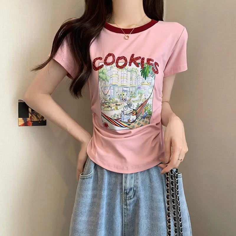 GOSO Set in Sleeve T Shirt Women's-4