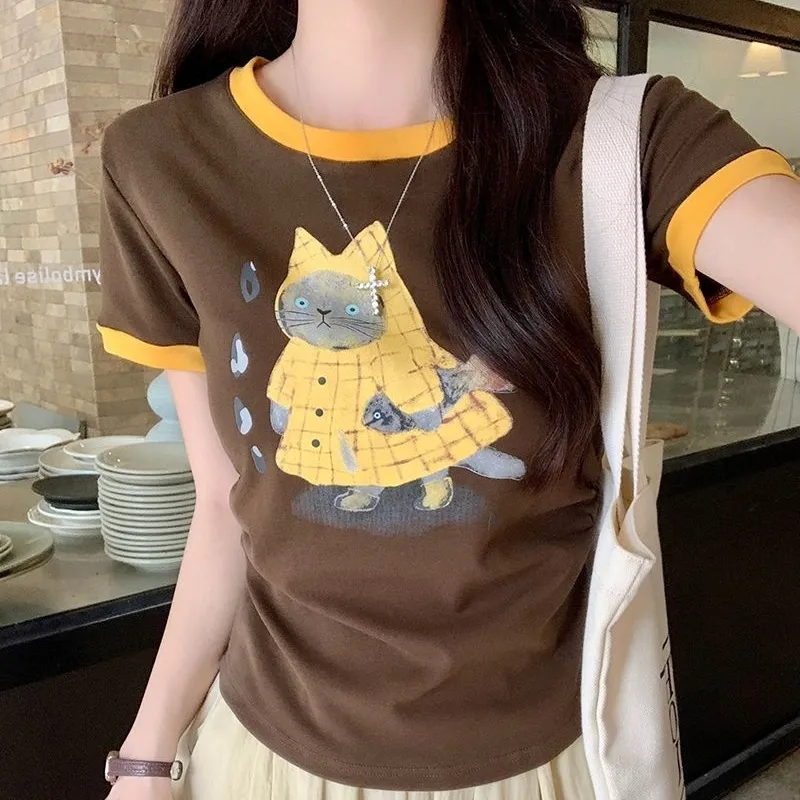 GOSO T Shirts Women's Coffee-2