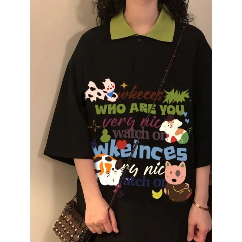 GOSO T Shirts Women's Black-5