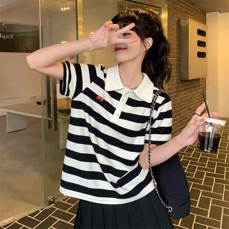 GOSO T-Shirts Women's Stripes-4