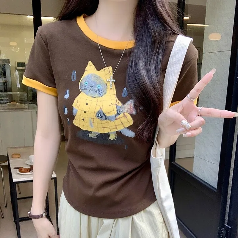 GOSO T Shirts Women's Coffee-3
