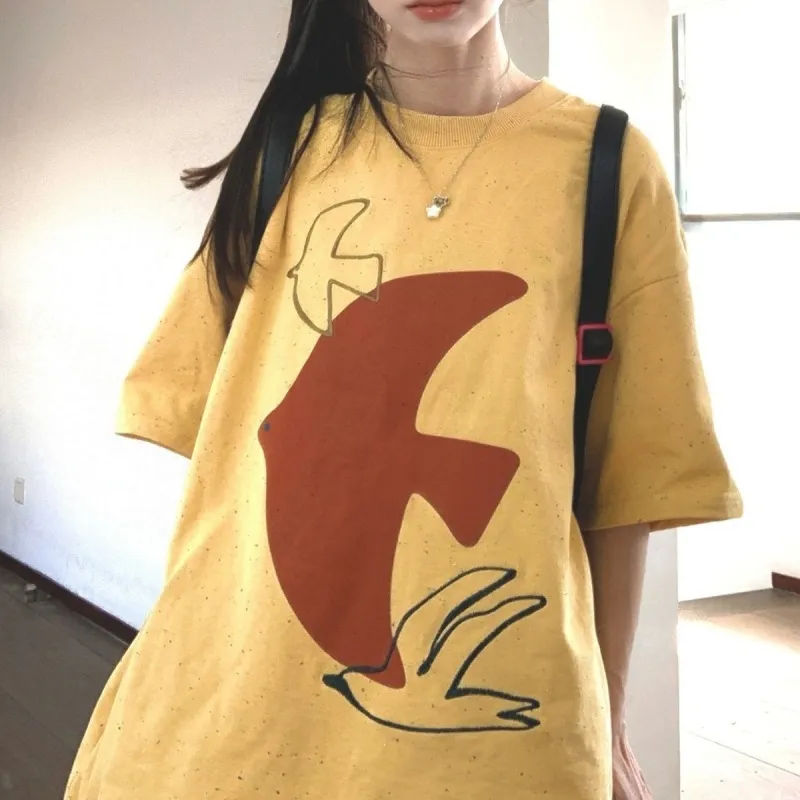 GOSO T Shirts Women's Yellow-6