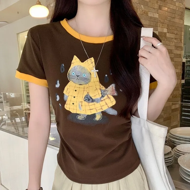 GOSO T Shirts Women's Coffee-1