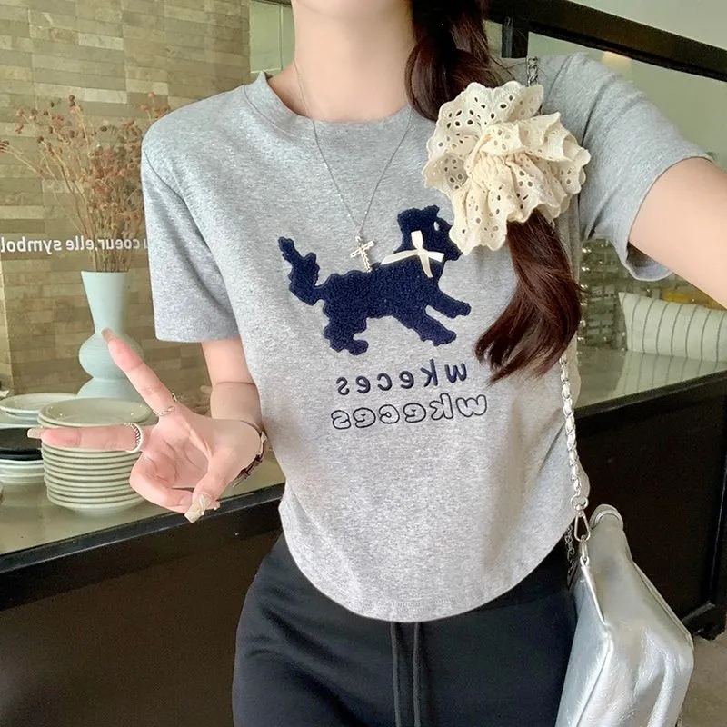 GOSO T Shirts Women's Gray-4