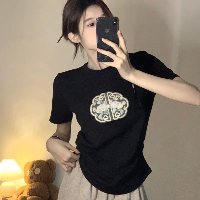GOSO Set in Sleeve T Shirt Women's-3