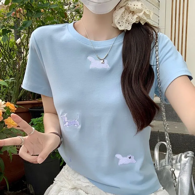 GOSO Set in Sleeve T Shirt Women's-4