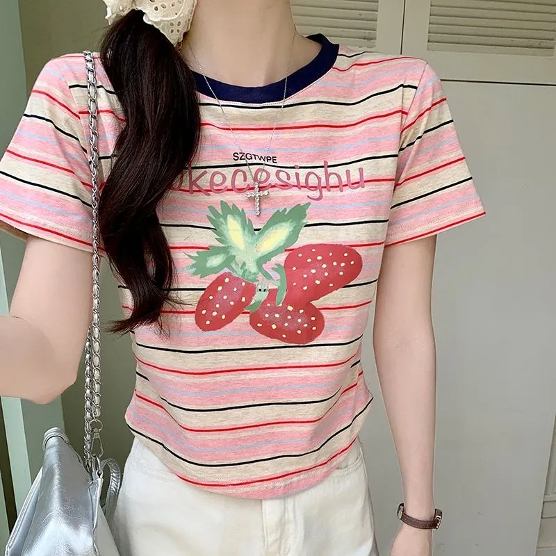 GOSO T Shirts Women's Pink-6