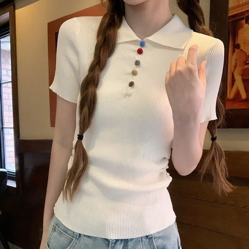 GOSO T Shirts Women's White-2