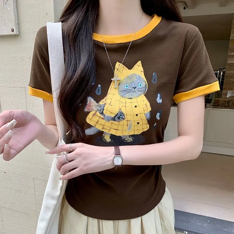 GOSO T Shirts Women's Coffee-4