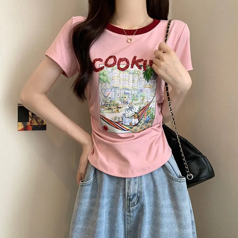 GOSO Set in Sleeve T Shirt Women's-2