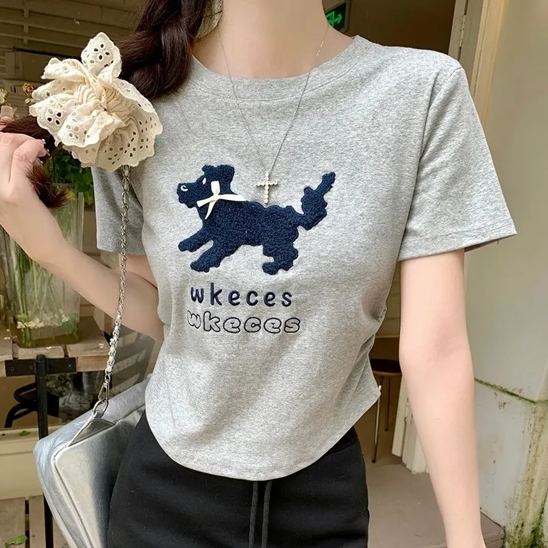 GOSO T Shirts Women's Gray-3