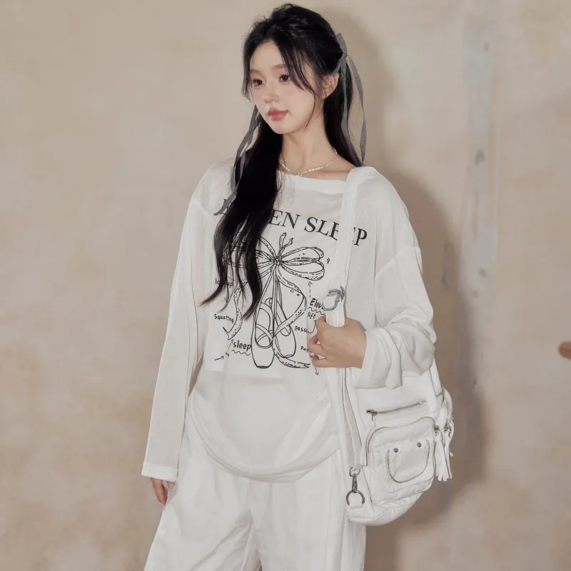 GOSO T Shirts Women's White-4