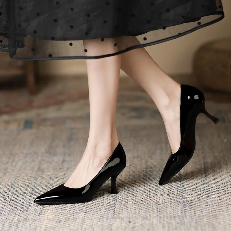 Lan Miao Slim Heel High Heels Women's-17