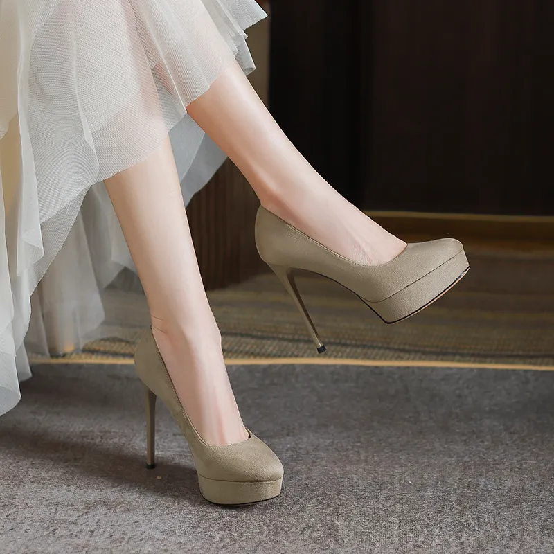 Lan Miao Slim Heel High Heels Women's-26