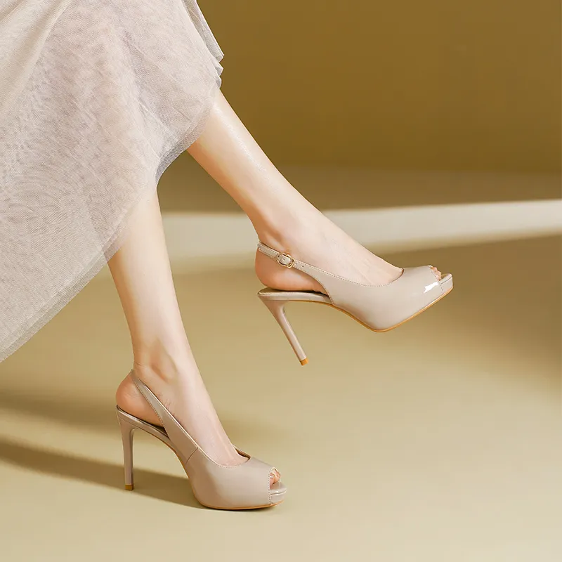 Lan Miao Slim Heel High Heels Women's-4