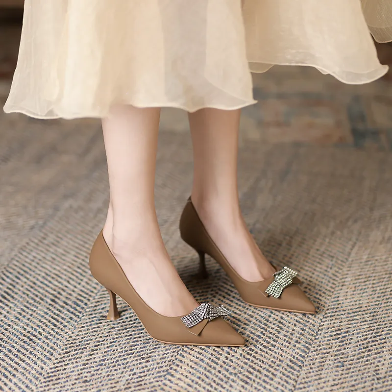Lan Miao Slim Heel High Heels Women's-15