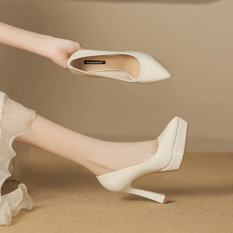 Lan Miao Slim Heel High Heels Women's-26