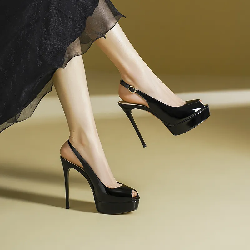 Lan Miao Slim Heel High Heels Women's-18