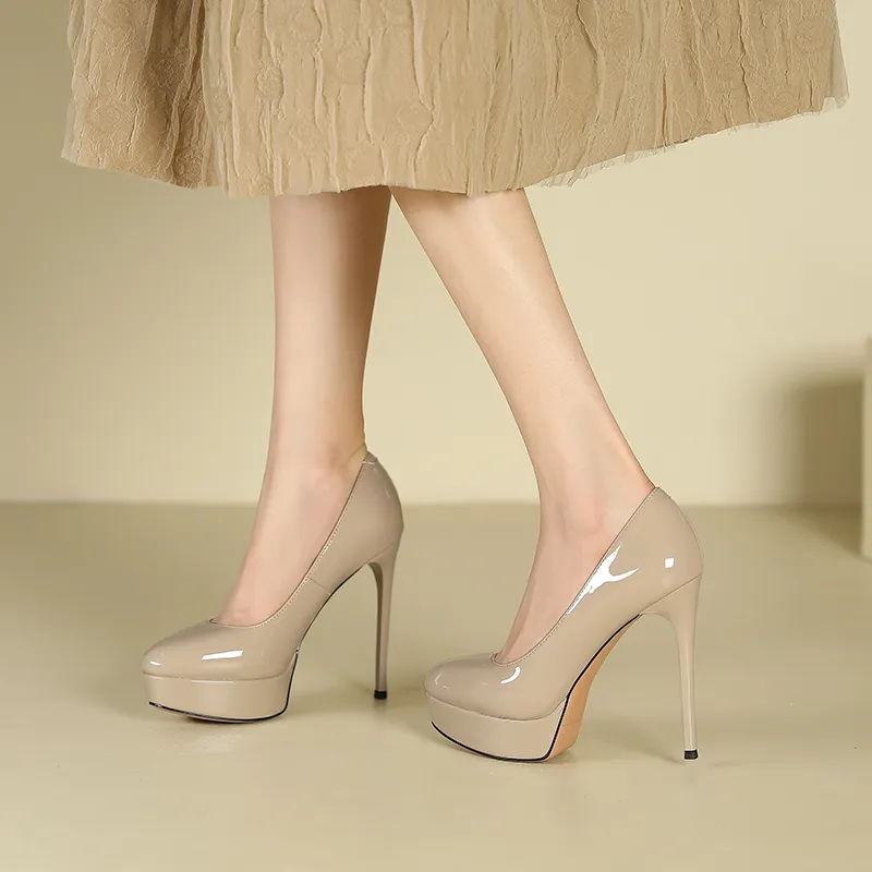 Lan Miao Slim Heel High Heels Women's-17