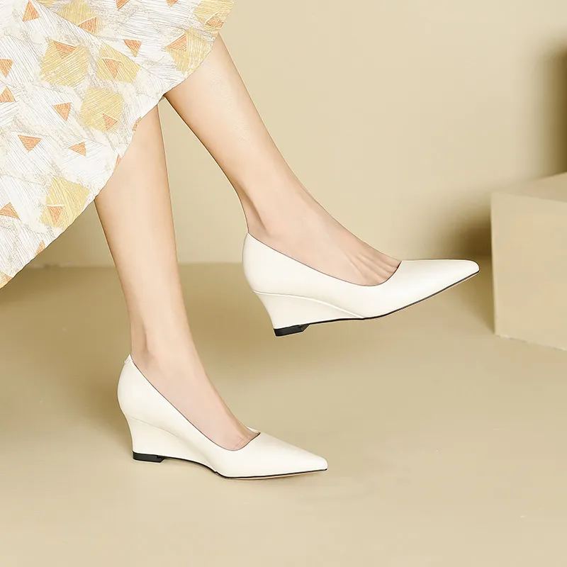 Lan Miao Wedge Heel High Heels Women's-18