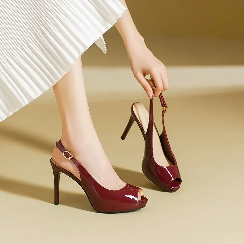 Lan Miao Slim Heel High Heels Women's-26