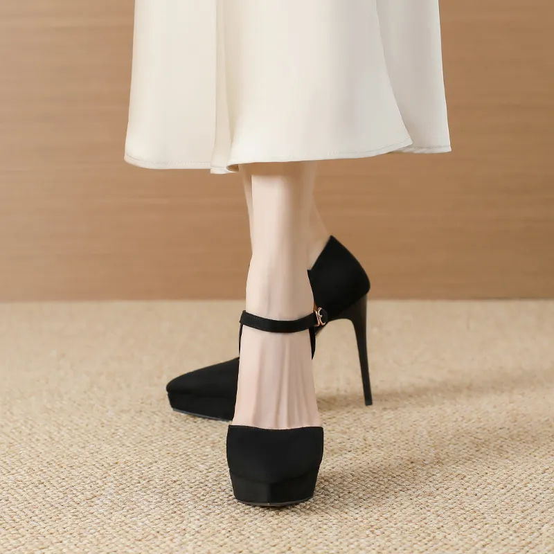 Lan Miao Slim Heel High Heels Women's-9