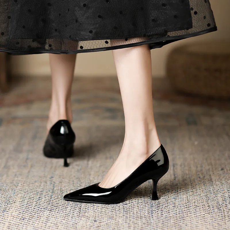 Lan Miao Slim Heel High Heels Women's-16