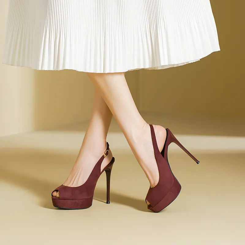 Lan Miao Slim Heel High Heels Women's-9