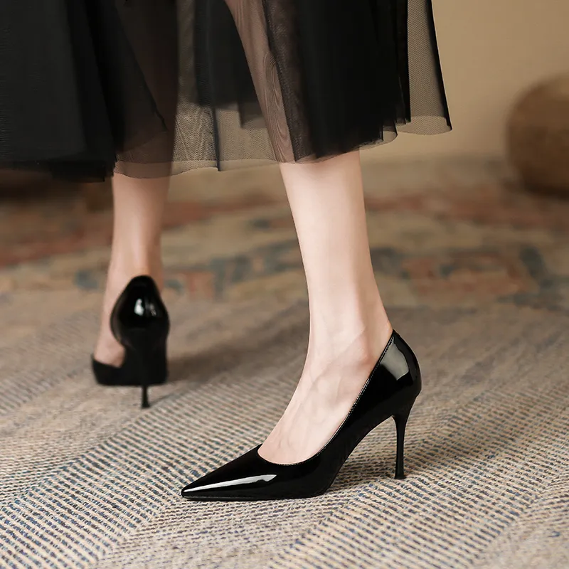 Lan Miao Slim Heel High Heels Women's-9