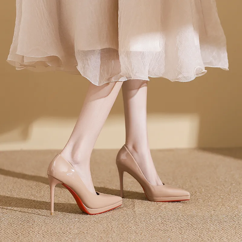 Lan Miao Slim Heel High Heels Women's-4