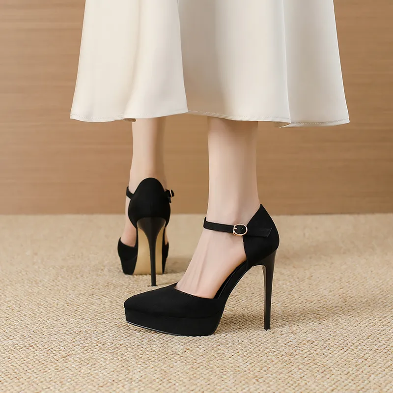Lan Miao Slim Heel High Heels Women's-10