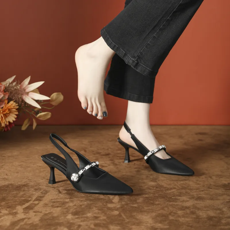 Lan Miao Slim Heel High Heels Women's-11