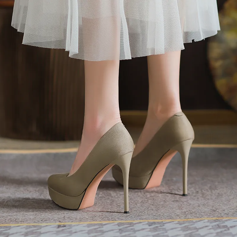 Lan Miao Slim Heel High Heels Women's-25