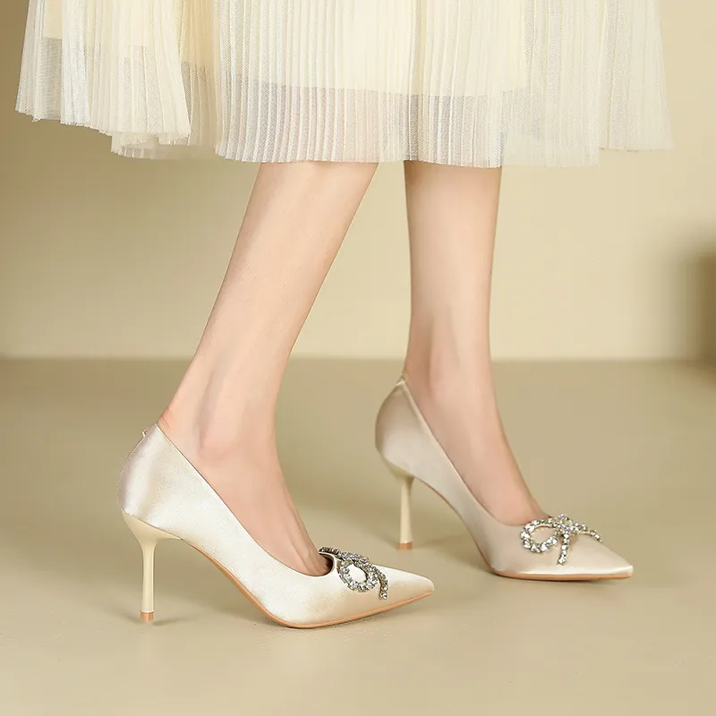 Lan Miao Slim Heel High Heels Women's-9