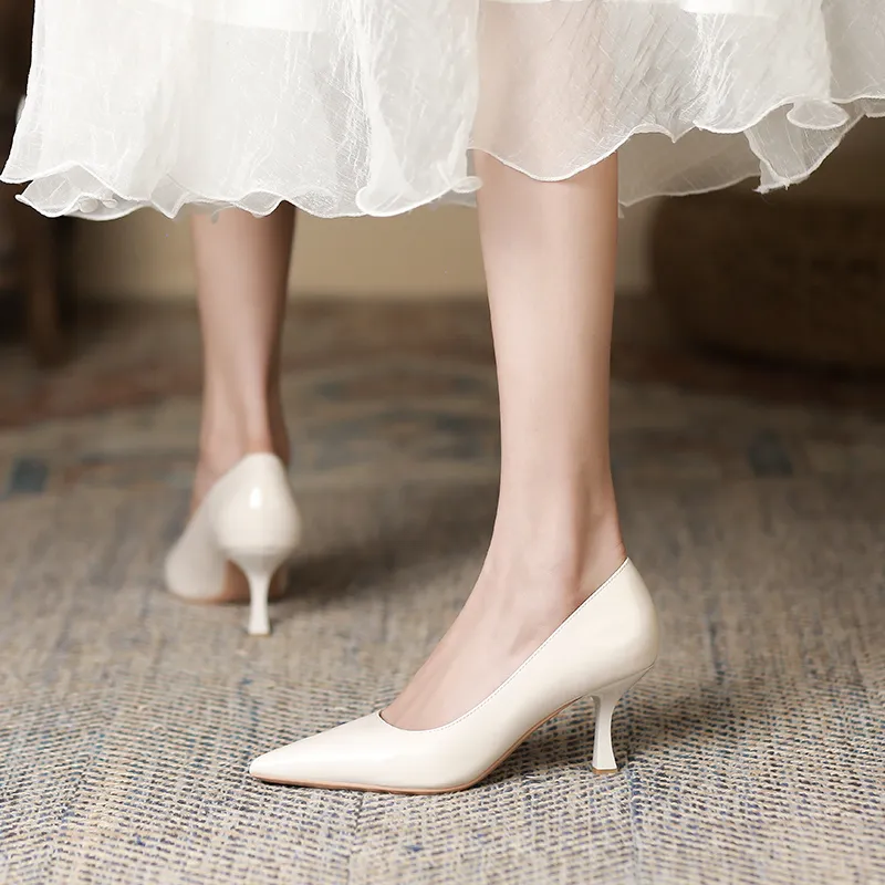 Lan Miao Slim Heel High Heels Women's-8