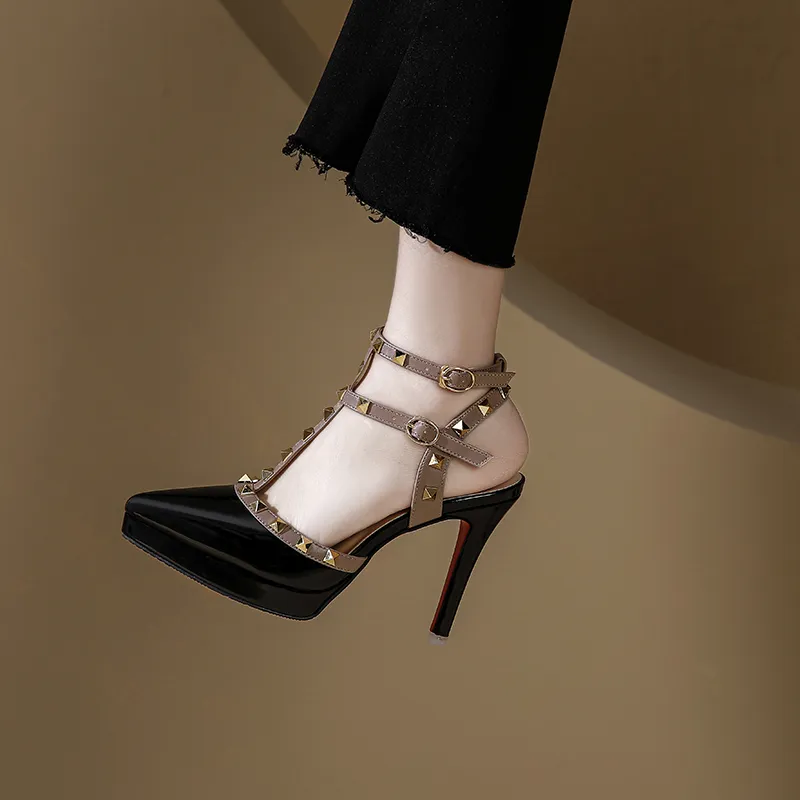 Lan Miao Slim Heel High Heels Women's-10