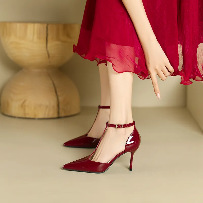 Lan Miao Slim Heel High Heels Women's-2