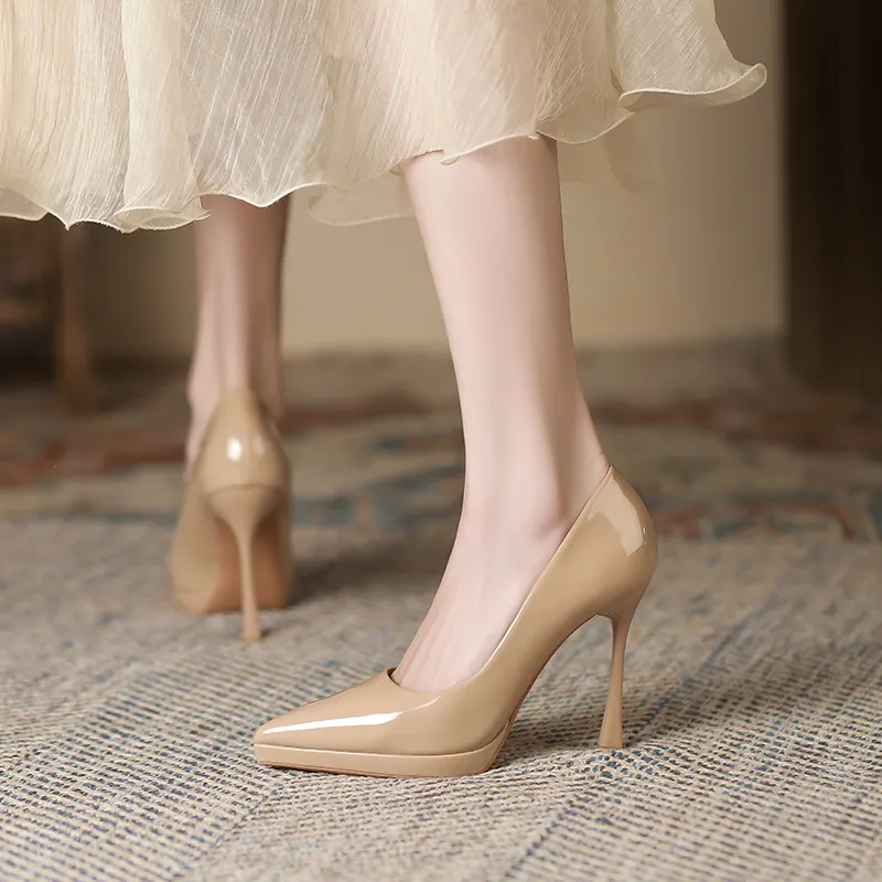 Lan Miao Slim Heel High Heels Women's-22