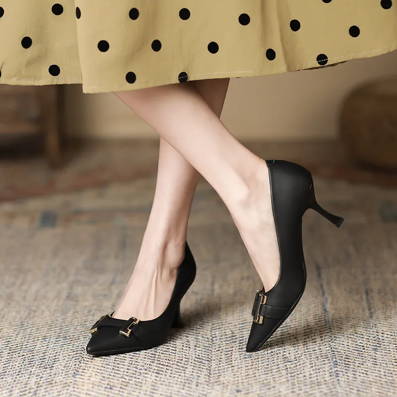 Lan Miao Slim Heel High Heels Women's-10