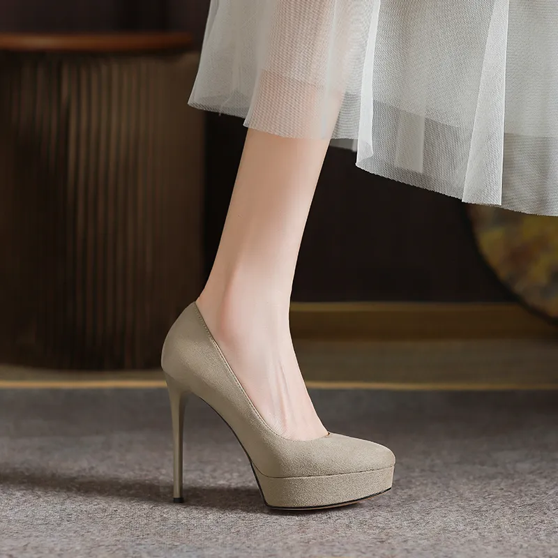 Lan Miao Slim Heel High Heels Women's-22